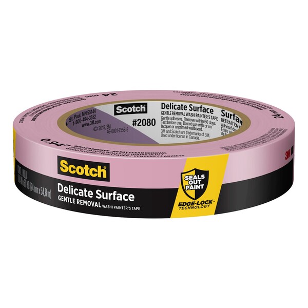 Scotch Scotch 0.94 in. W X 60 yd L Purple Medium Strength Painter's Tape 1 pk 2080-24NC - main